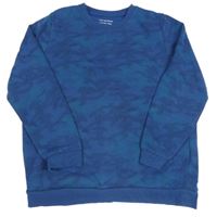 Modro-tmavomodrá army mikina Primark