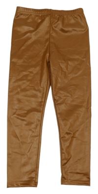 Hnedé potiahnuté é legíny Shein