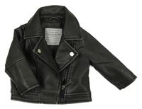 Antracitový koženkový křivák Primark 