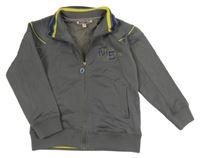 Sivá športová prepínaci mikina s nápisom JBC