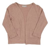 Svetloružový úpletový cardigan Name it