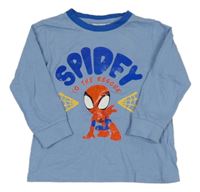 Svetlomodré tričko so Spidermanem Marvel