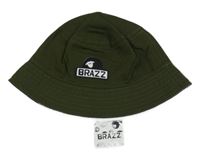 Nové - Khaki riflový klobouk Brazz
