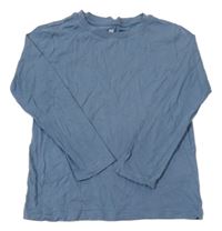 Modrošedé tričko H&M