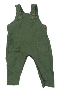 Khaki fleecové laclové kalhoty George