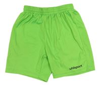Zelené športové kraťasy s logom uhlsport