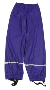 Tmavofialové nepromokavé nohavice LEGO