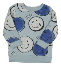 Svetlomodrá mikina so smajlíkmi George