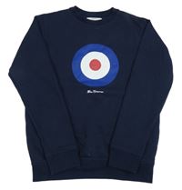 Tmavomodrá mikina s logem Ben Sherman