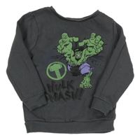 Tmavosivá mikina s Hulkem George