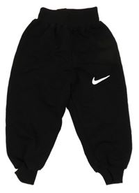 Černé tepláky s logem Nike