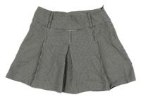 Čierno-biela kostkovaná/vzorovaná sukňa ZARA