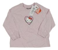 Nové - světlerůžové triko s Kitty M&S