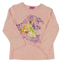 Ružové tričko s Disney princeznami Disney