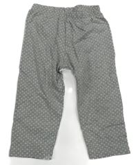 Sivé melírované bodkovaná é ľahké tepláky