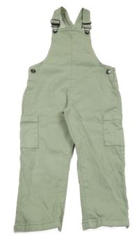 Světlezelené laclové rifle s kapsami Mothercare