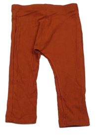 Skořicové rebrované legíny Nutmeg