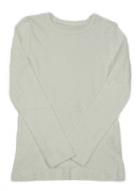 Smetanové perforované spodní triko Tu