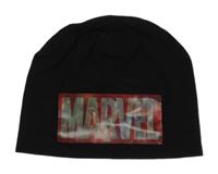 Černá bavlněná čepice s měnícím obrázkem - Avengers Marvel