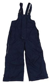 Tmavomodré funkční laclové oteplovačky 