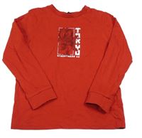 Červené triko s potiskem George