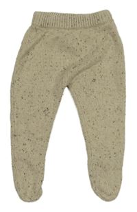 Béžové melírované pletené polodupky George