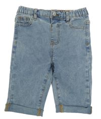 Světlemodré riflové kraťasy shein