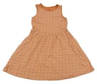 Oranžové vzorované šaty C&A