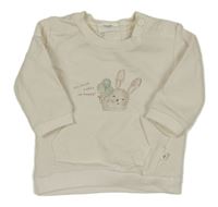 Smetanová mikina s králíkem 