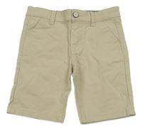Béžové plátenné chino kraťasy Denim Co