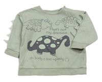 Zelená mikina s diny a ostny George