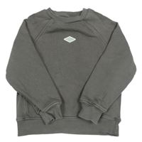 Tmavosivá mikina s nášivkou M&S