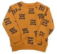 Medová mikina s nápismi F&F