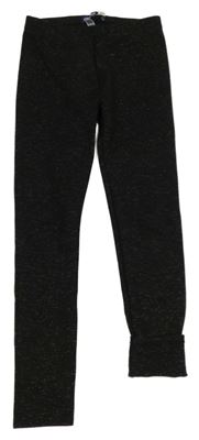 Čierne trblietavé legíny Okaidi