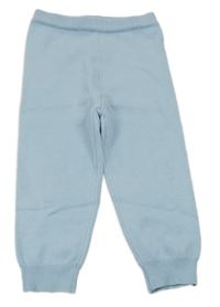 Svetlomodré úpletové tepláky Shein