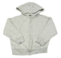 Svetlosivá melírovaná prepínaci mikina s kapucňou George