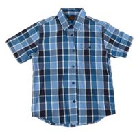 Modro-bílá kostkovaná košile Ben Sherman