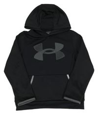 Čierna thermo mikina s logom a kapucňou Under Armour