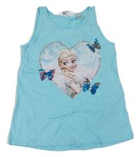 Svetlomodrý top s Elsou H&M
