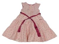 Ružovo-biele pruhované šaty s Hello Kitty H&M