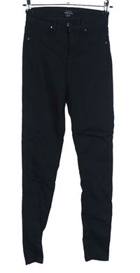 Dámske čierne elastické skinny nohavice Select