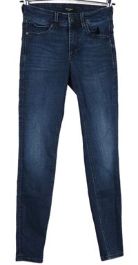 Dámské tmavomodré skinny rifle Vero Moda 