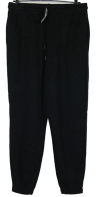 Nové - Pánske čierne cuff tepláky Dunnes