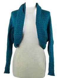 Dámské petrolejové svetrové bolerko H&M