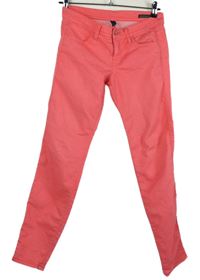 Dámské růžové skinny rifle Benetton 