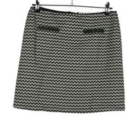 Dámska čierno-biela vzorovaná sukňa M&S