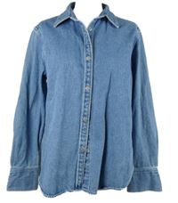 Dámská světlemodrá riflová košilová bunda Only 