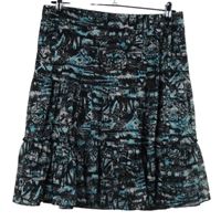 Dámska čierno-modrá vzorovaná tylová sukňa Gina Benotti