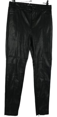 Dámské černé koženkové tregíny Zara 