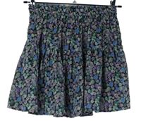 Dámska farebná kvietkovana šifónová sukňa H&M